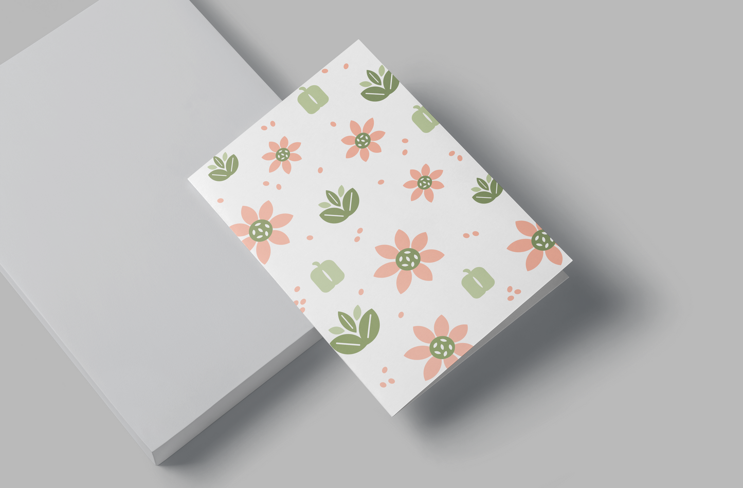 Carte de souhait ensemencée fleurs sauvages